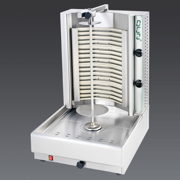 Visvardis DE2A Electric Gyro & Shawarma Vertical Broiler, 4-Burner, 208V