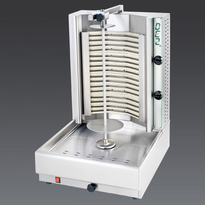 Visvardis DE2A Electric Gyro & Shawarma Vertical Broiler, 4-Burner, 208V