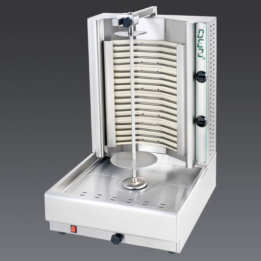 Visvardis DE2A Electric Gyro & Shawarma Vertical Broiler, 4-Burner, 208V