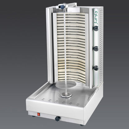 Visvardis DE3A Electric Gyro & Shawarma Vertical Broiler, 6-Burner, 208V