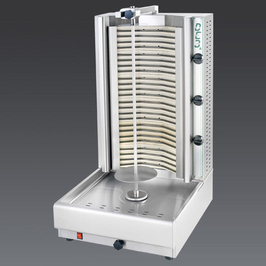 Visvardis DE3A Electric Gyro & Shawarma Vertical Broiler, 6-Burner, 208V