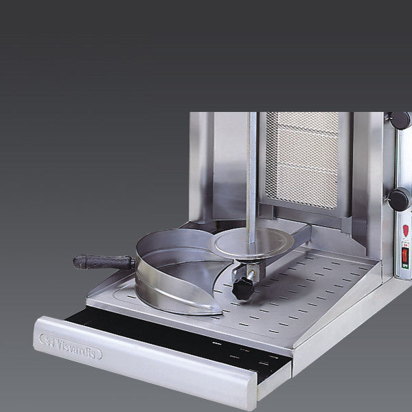 Visvardis DE4A Electric Gyro & Shawarma Vertical Broiler, 8-Burner, 208V