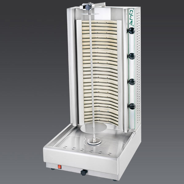 Visvardis DE4A Electric Gyro & Shawarma Vertical Broiler, 8-Burner, 208V