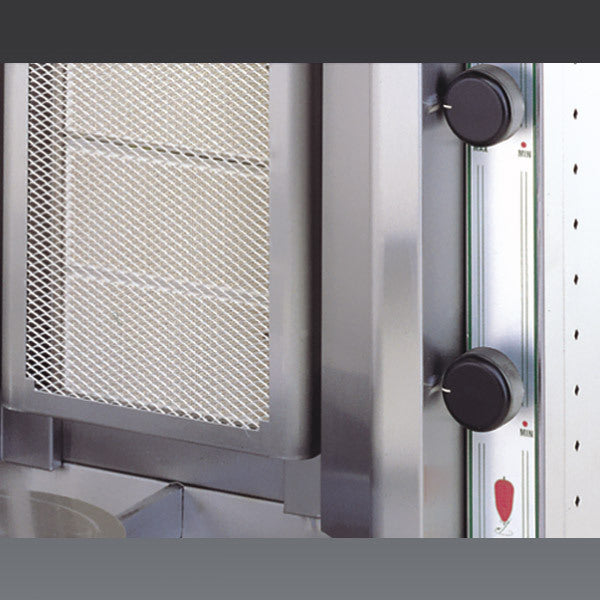 Visvardis DG12VN Gas Gyro & Shawarma Vertical Broiler, 12-Burner