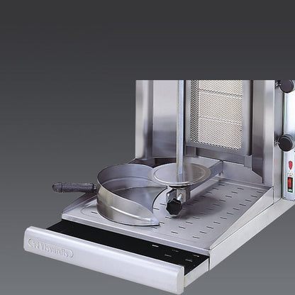 Visvardis DG16VN Gas Gyro & Shawarma Vertical Broiler, 16-Burner
