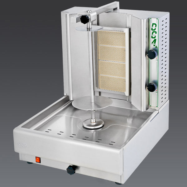 Visvardis DG4AN Gas Gyro & Shawarma Vertical Broiler, 4-Burner