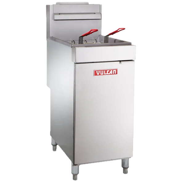 Vulcan LG300 Floor Deep Fryer, 40 lbs, Natural Gas - LG300(NG)