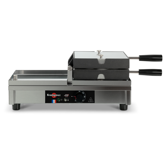 Krampouz Bubble waffle maker, 180° opening, 120V