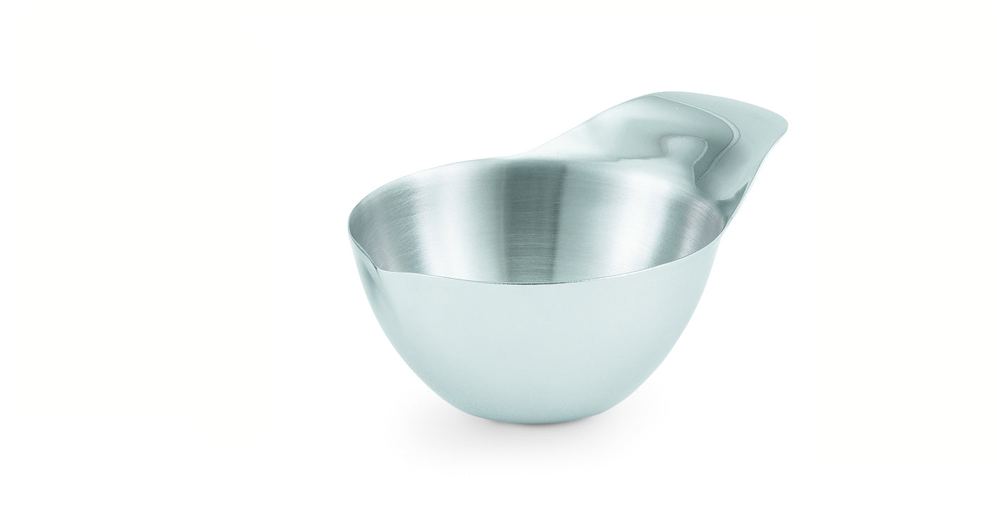 Vollrath Spouted Ramekin with Handle, 3 oz, Stainless Steel - 46655