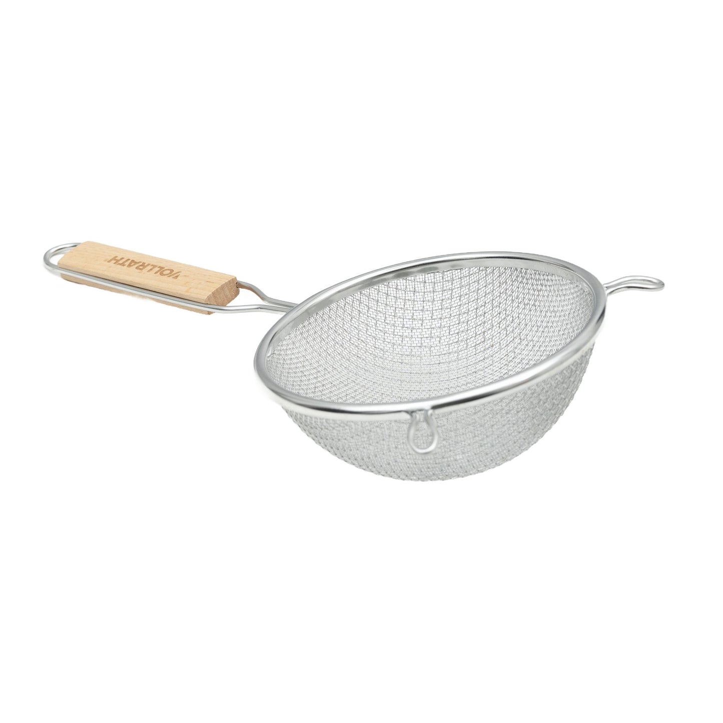 Vollrath Double Fine Mesh Strainer, 6.25", Wood Handle, FINAL SALE - 47191