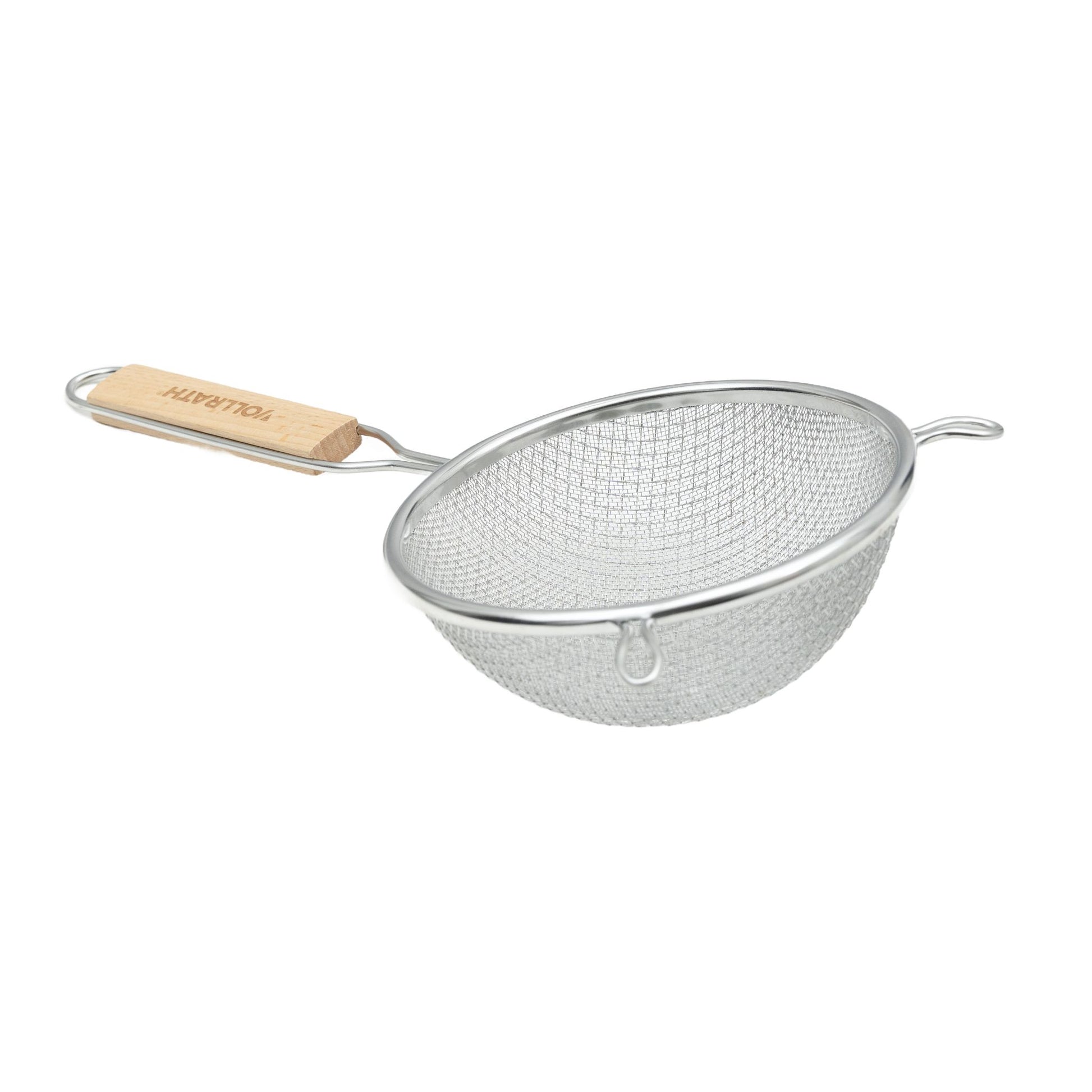 Vollrath Double Fine Mesh Strainer, 6.25", Wood Handle, FINAL SALE - 47191