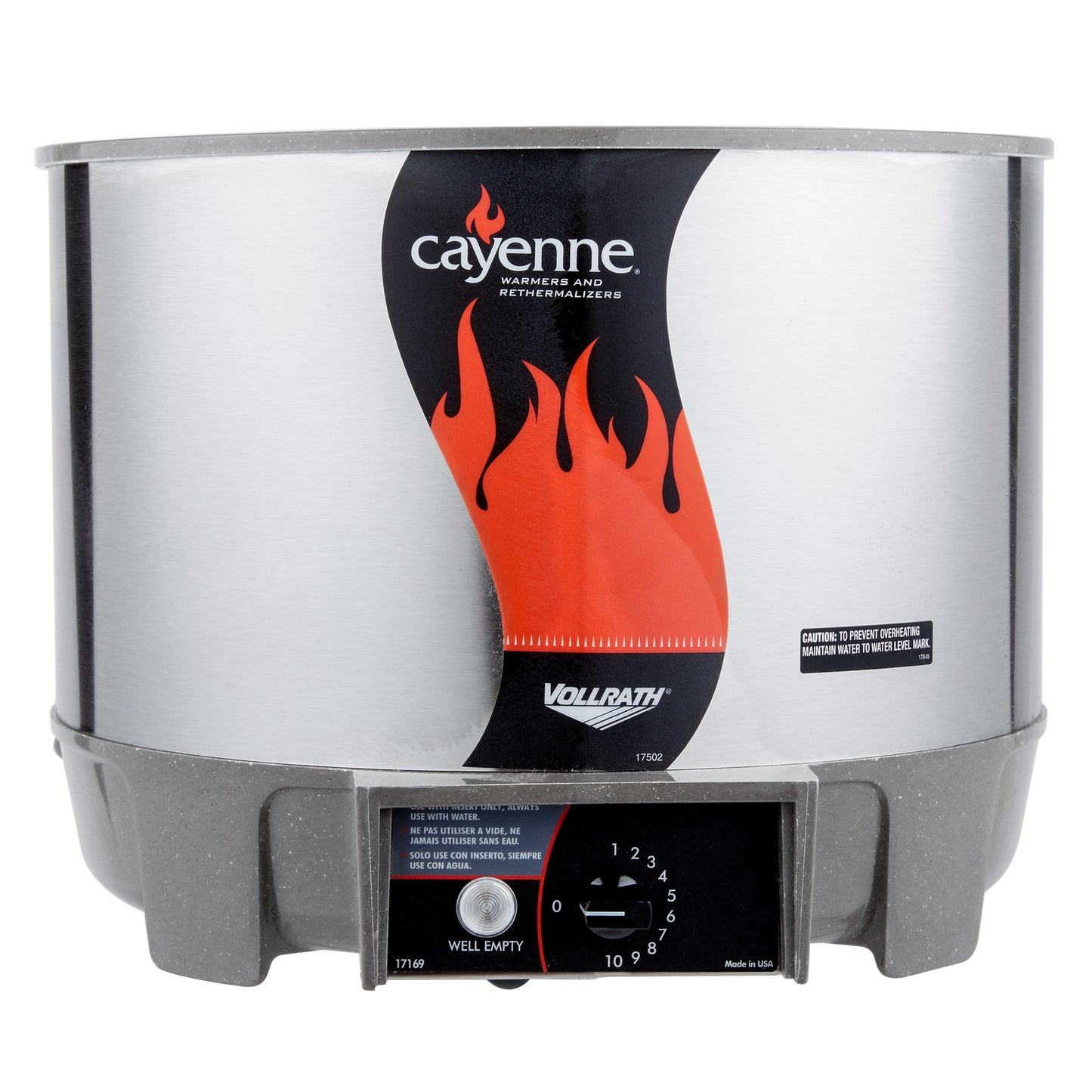 Vollrath Cayenne Round Heat 'N Serve Rethermalizer, 11 qt, 120V - 72021