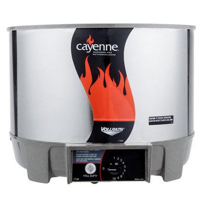 Vollrath Cayenne Round Heat 'N Serve Rethermalizer, 11 qt, 120V - 72021