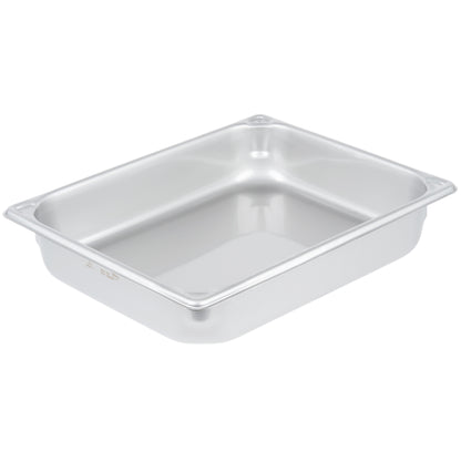 Vollrath Super Pan Half Size Heavy-Duty Food Pan, 2.5" Deep, 20 Gauge Stainless Steel - 30220