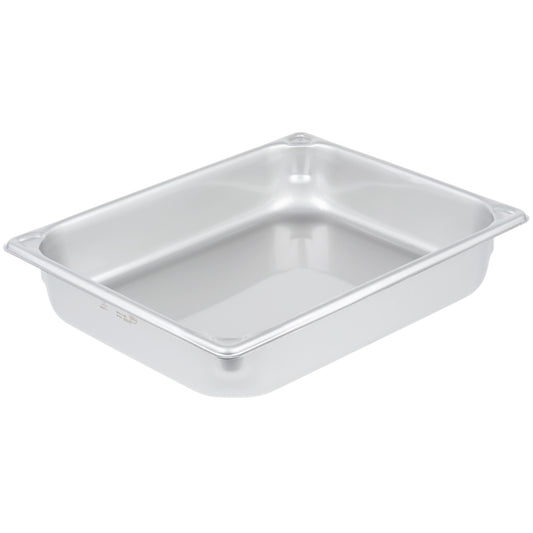 Vollrath Super Pan Half Size Heavy-Duty Food Pan, 2.5" Deep, 20 Gauge Stainless Steel - 30220