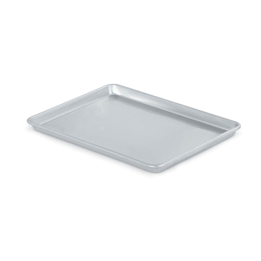 Vollrath Wear-Ever Heavy-Duty Bun Pan, Wire Rimmed, Half Size, 18 Gauge Aluminum - 5303