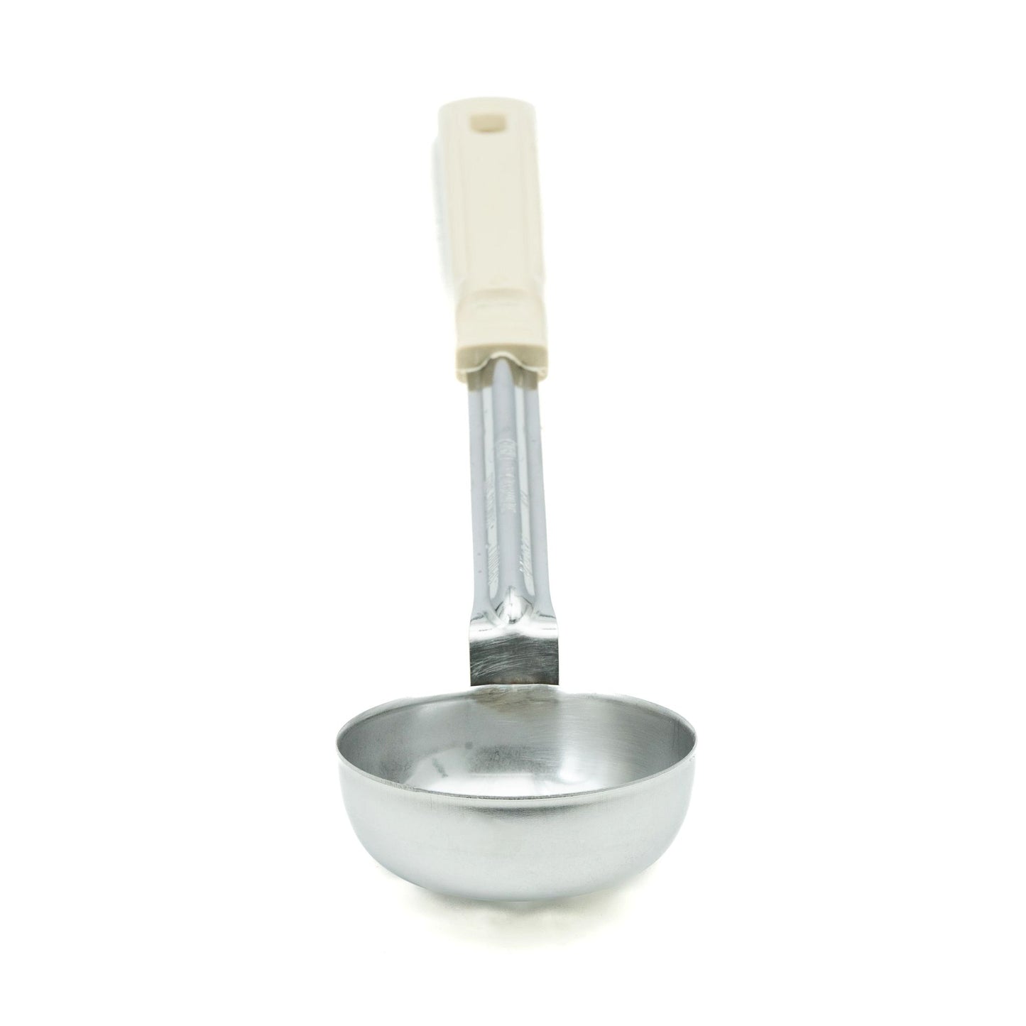 Vollrath Grip N Serve Round Perforated Spoodle, Color Coded Handle, 3 oz, Ivory - 62165