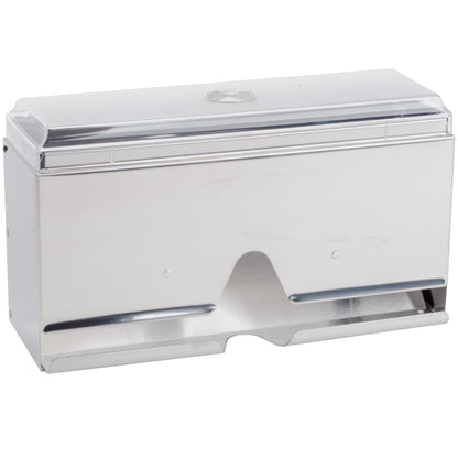 Vollrath One-Sided Wrapped Straw Dispenser, Stainless Steel - 3805-28