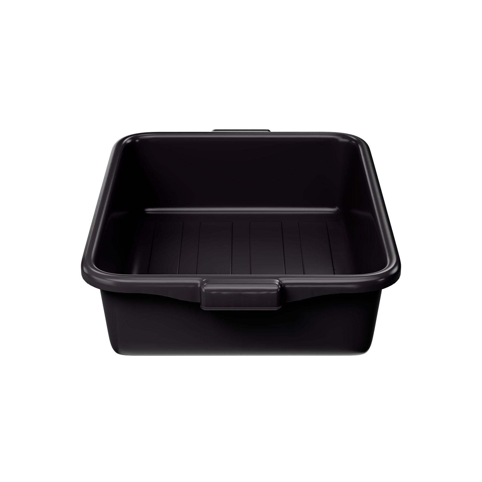 Vollrath Traex Bus/Utility Bin, 21.75" x 15.6" x 5", Black - 1521-06