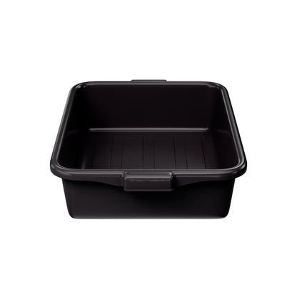 Vollrath Traex Bus/Utility Bin, 21.75" x 15.6" x 5", Black - 1521-06