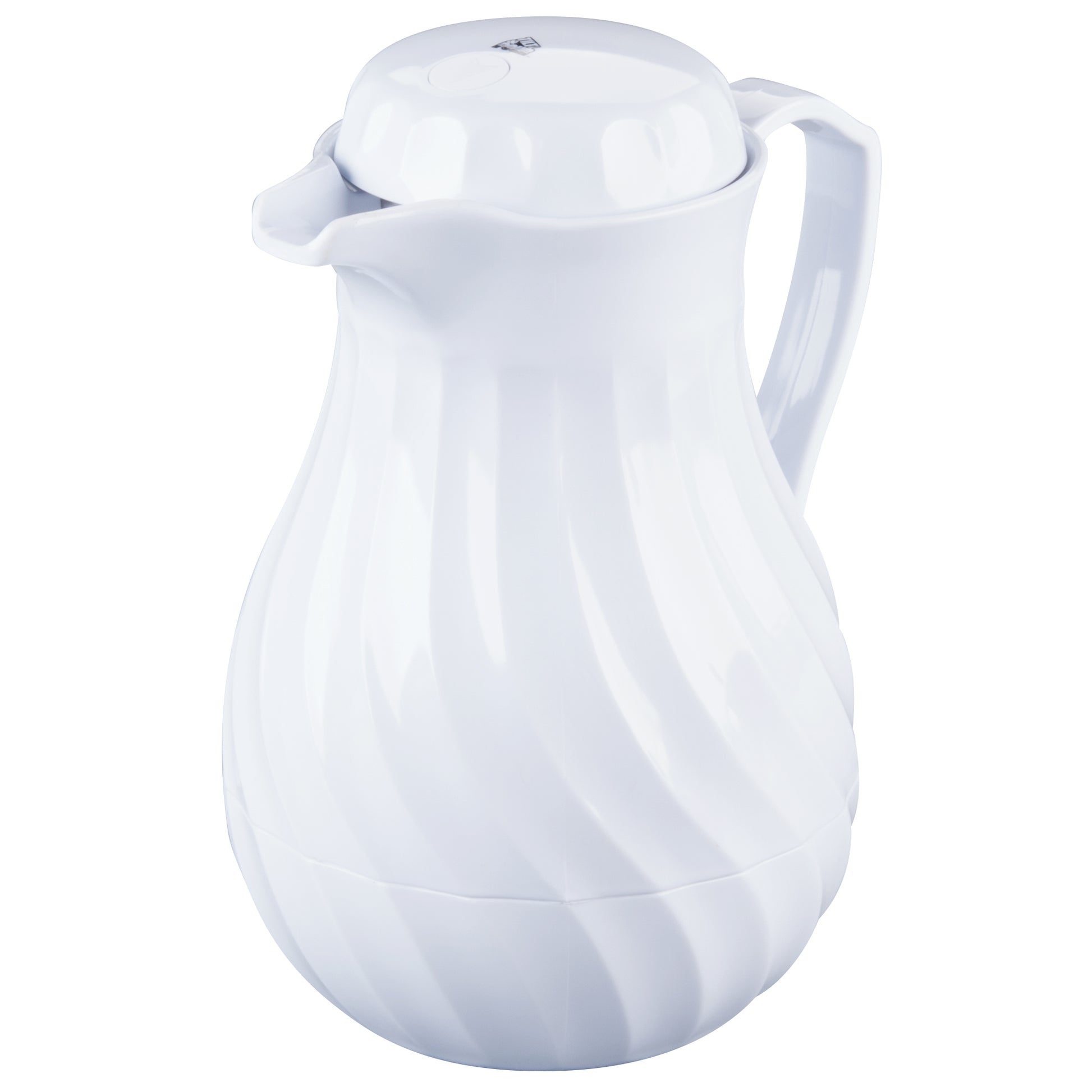 Vollrath SwirlServe Tilt & Pour Beverage Server, 64 oz, White - 52134