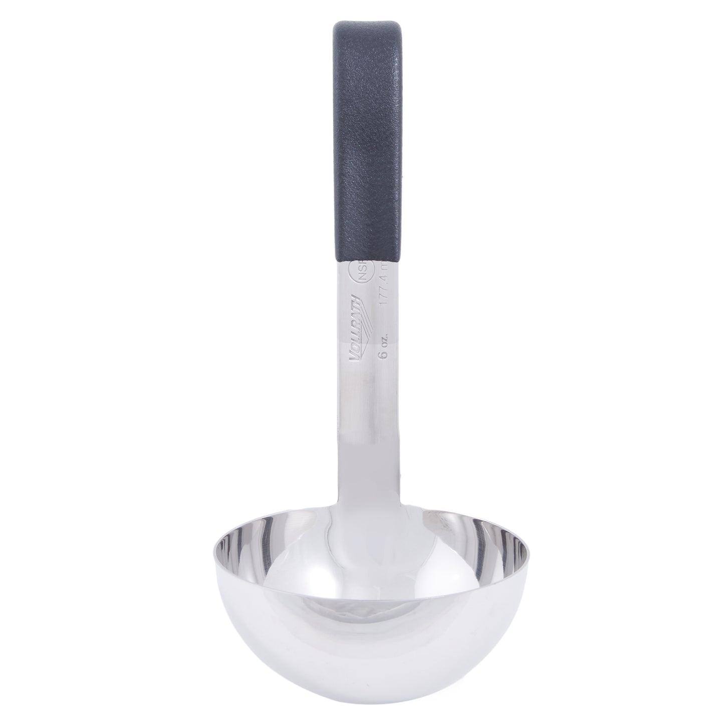 Vollrath Heavy-Duty One-Piece Short Handle Kool Touch Ladle, 6 oz, Black, FINAL SALE - 4970620