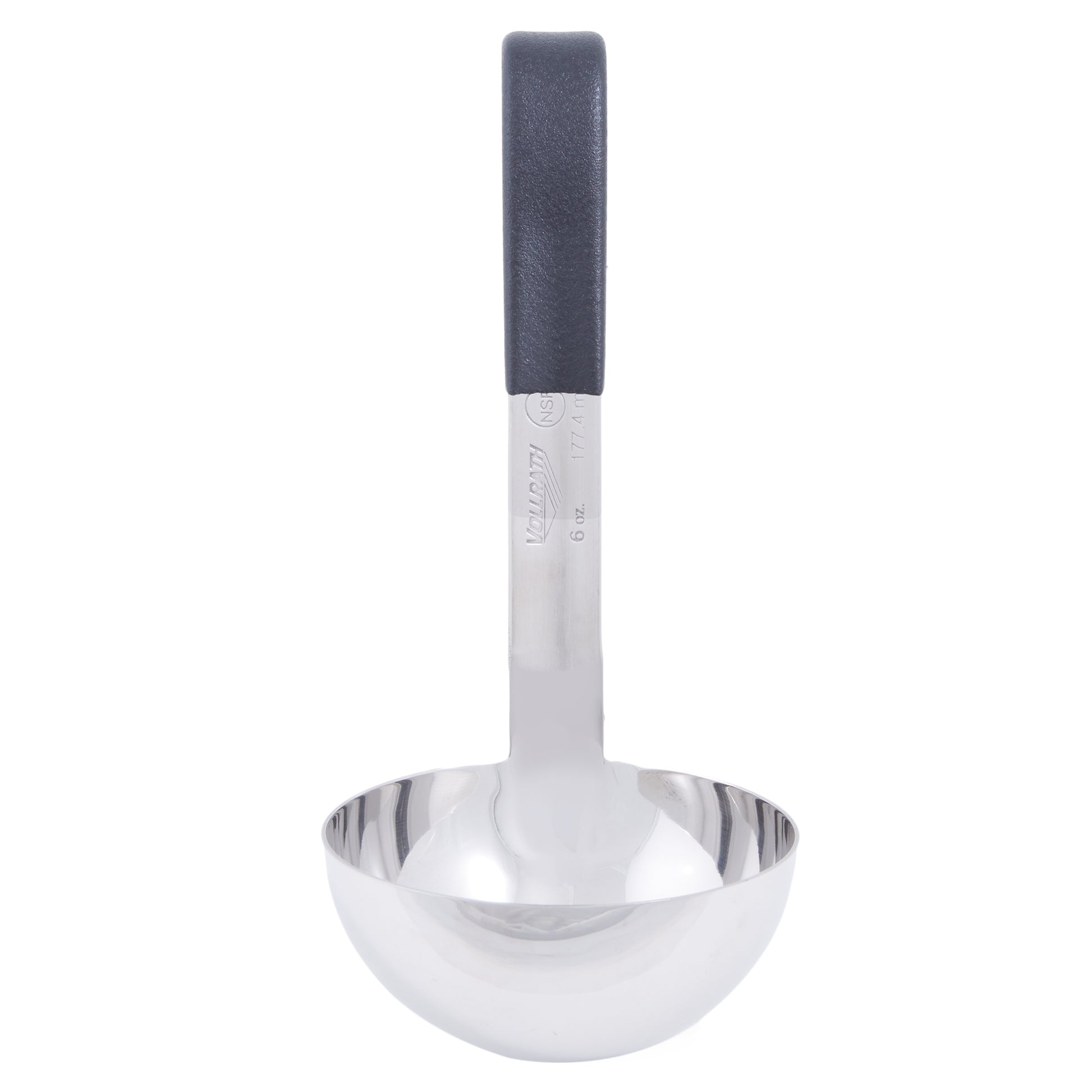Vollrath Heavy-Duty One-Piece Short Handle Kool Touch Ladle, 6 oz, Black, FINAL SALE - 4970620