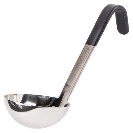 Vollrath Heavy-Duty One-Piece Short Handle Kool Touch Ladle, 4 oz, Black, FINAL SALE - 4970420