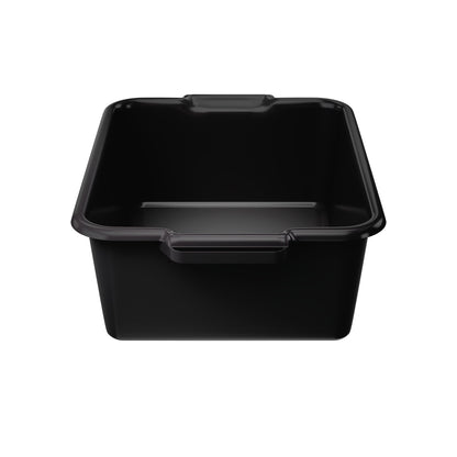 Vollrath Signature Heavy Duty Bus Bin, 20" x 15" x 7", Black - 52660