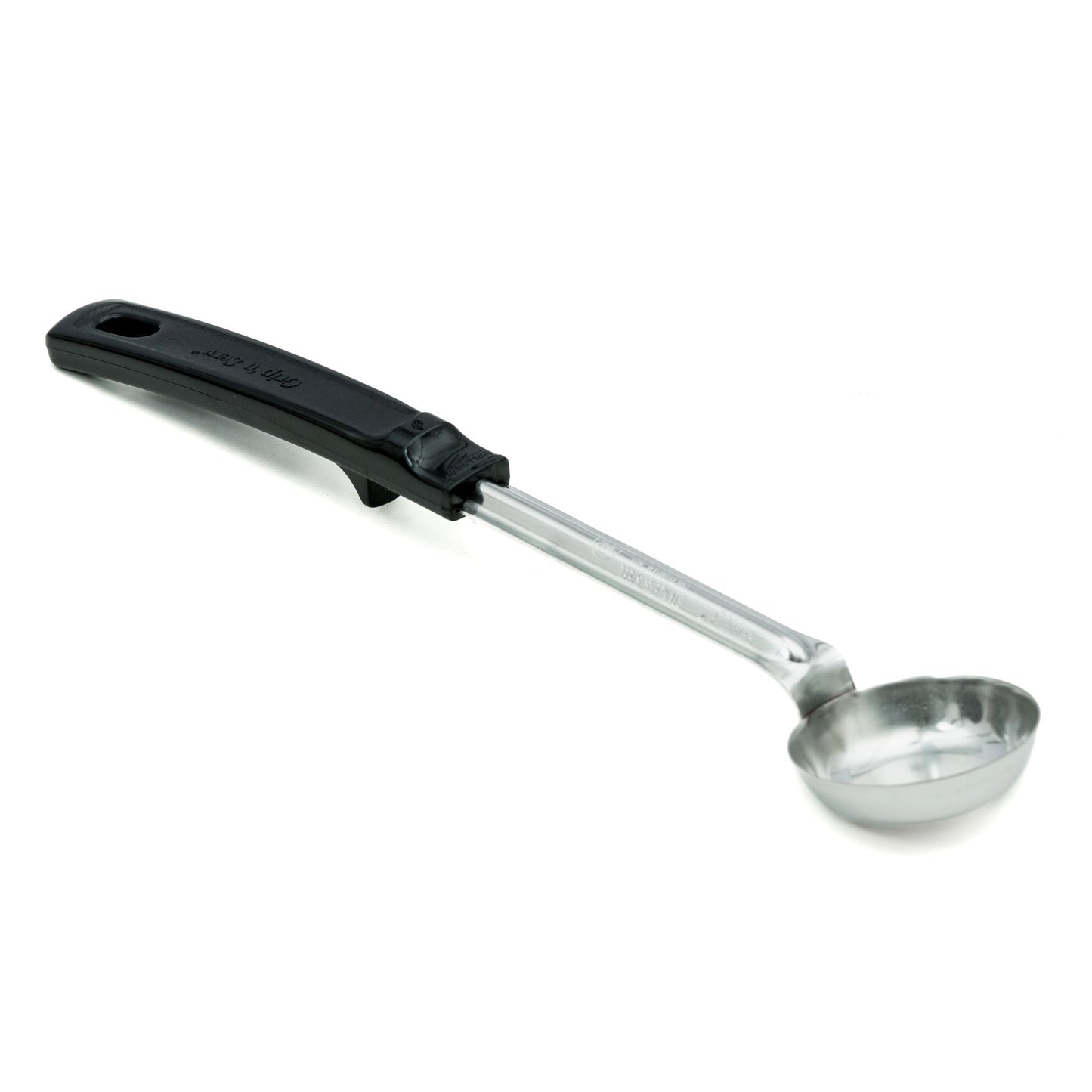 Vollrath Grip N Serve Solid Round Spoodle, 1 oz, Black Handle - 61147