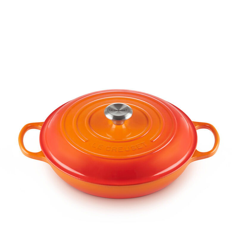 Le Creuset Braiser, 3.5 L, Flame - view 1