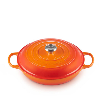 Le Creuset Braiser, 3.5 L, Flame - view 1