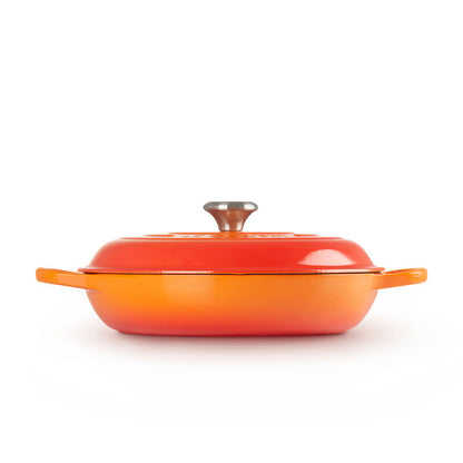 Le Creuset Braiser, 3.5 L, Flame - view 3