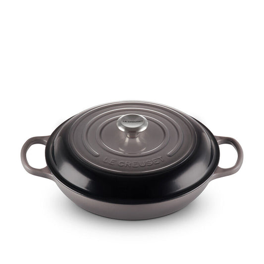 Le Creuset Braiser, 3.5 L, Oyster - view 1