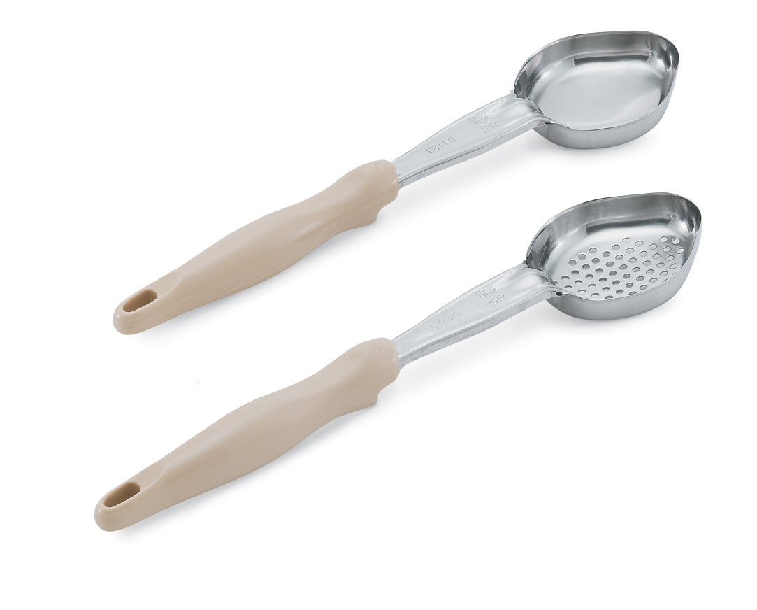 Vollrath Heavy-Duty Color Coded Oval Perforated Spoodle, 3 oz, Ivory, FINAL SALE - 6422335