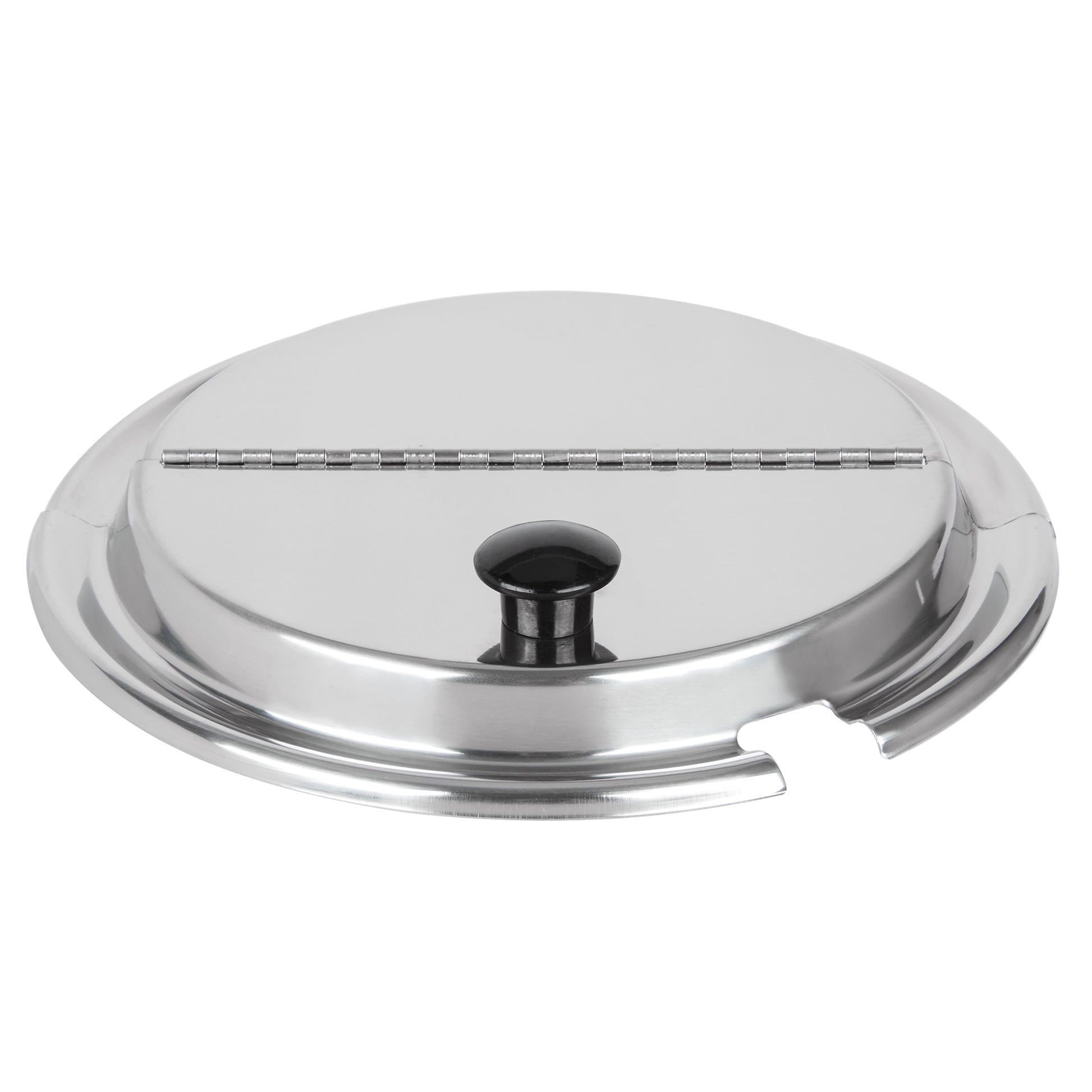 Vollrath Round Hinged Insert Cover with Slot, 7 qt - 47488