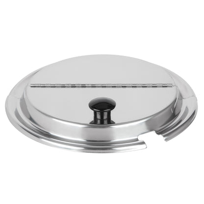 Vollrath Round Hinged Insert Cover with Slot, 7 qt - 47488