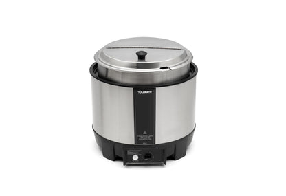 Vollrath Cayenne Round Heat 'N Serve Rethermalizer w/ Insert and Hinged Lid, 11 qt, 120V - 72009