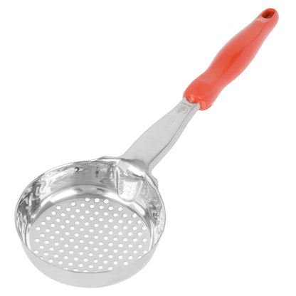 Vollrath Heavy-Duty Color Coded Round Perforated Spoodle, 8 oz, Orange - 6432865