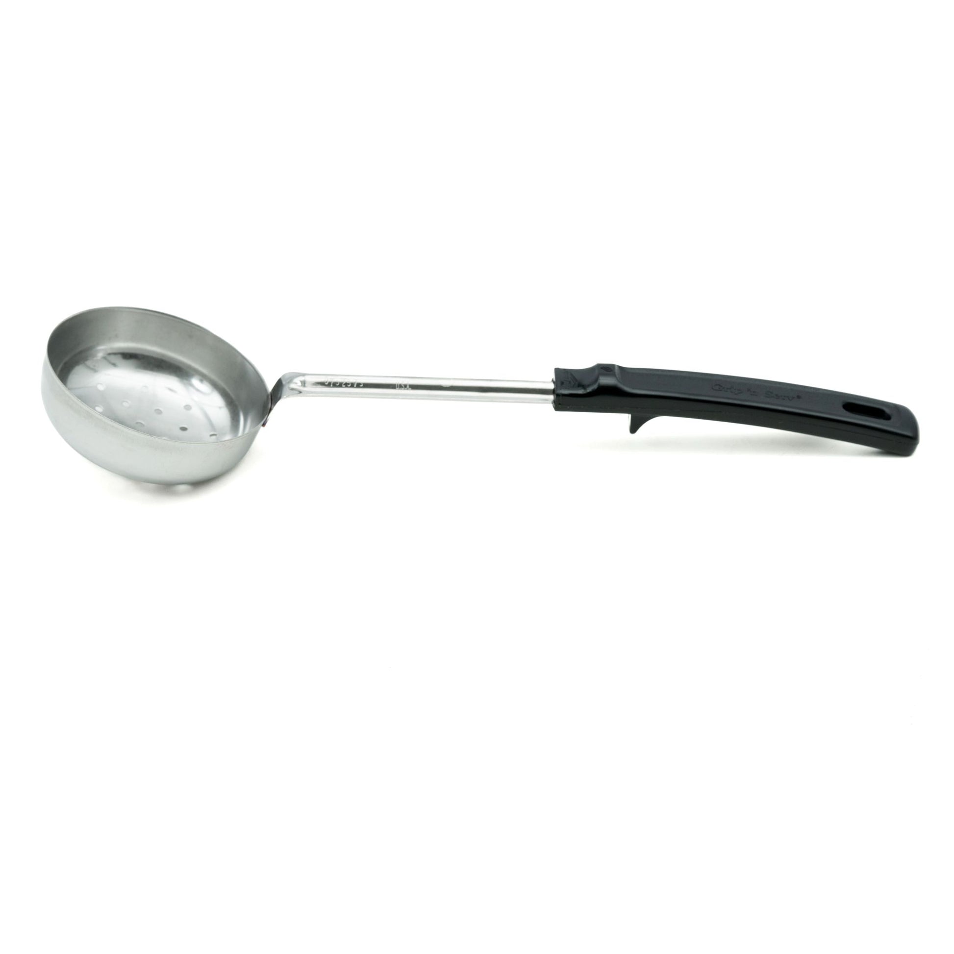 Vollrath Grip N Serve Perforated Round Spoodle, 6 oz, Black Handle, FINAL SALE - 61175