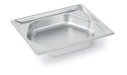 Vollrath Super Pan Half Size Hexagon Shape Food Pan, 2.5" Deep, 22 Gauge Stainless Steel - 3102220