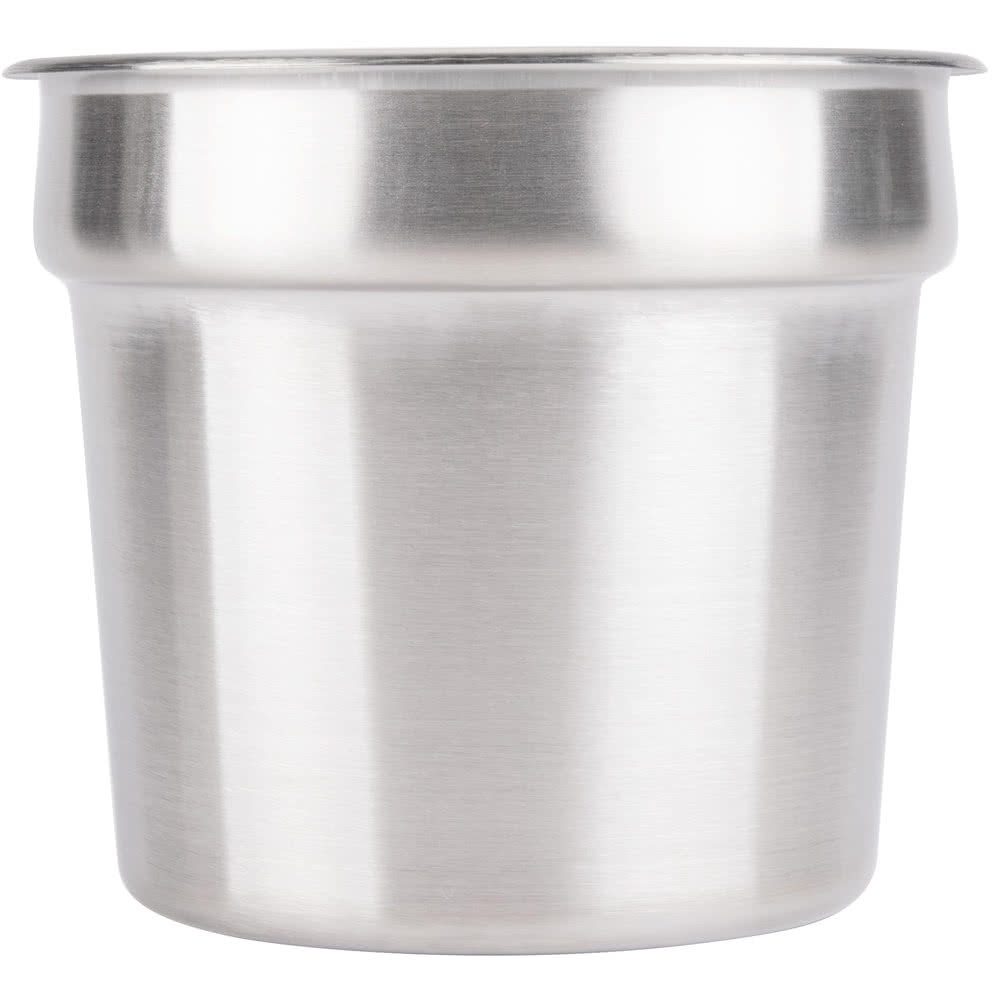 Vollrath Round Insert, 7 qt, Stainless Steel - 78184