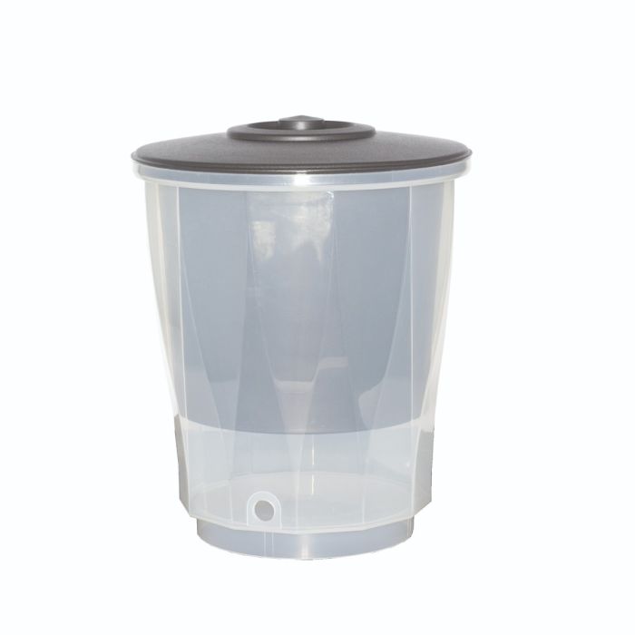 Service Ideas | Classic Cold Beverage Dispenser, Round, 3 gal, Plastic, Black Finish