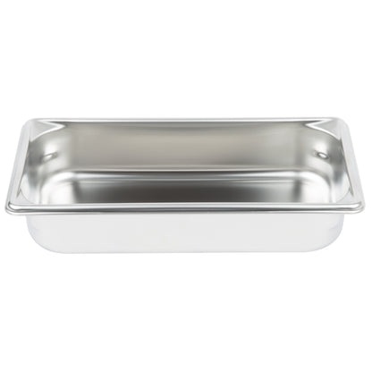 Vollrath Super Pan V 1/3 Size Food Pan, 2.5" Deep, 22 Gauge Stainless Steel - 30322