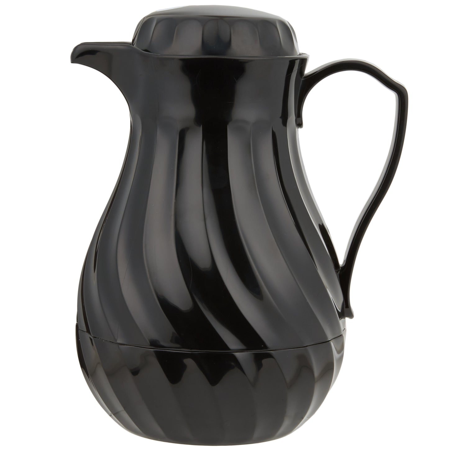 Vollrath SwirlServe Tilt & Pour Beverage Server, 64 oz, Black - 52144