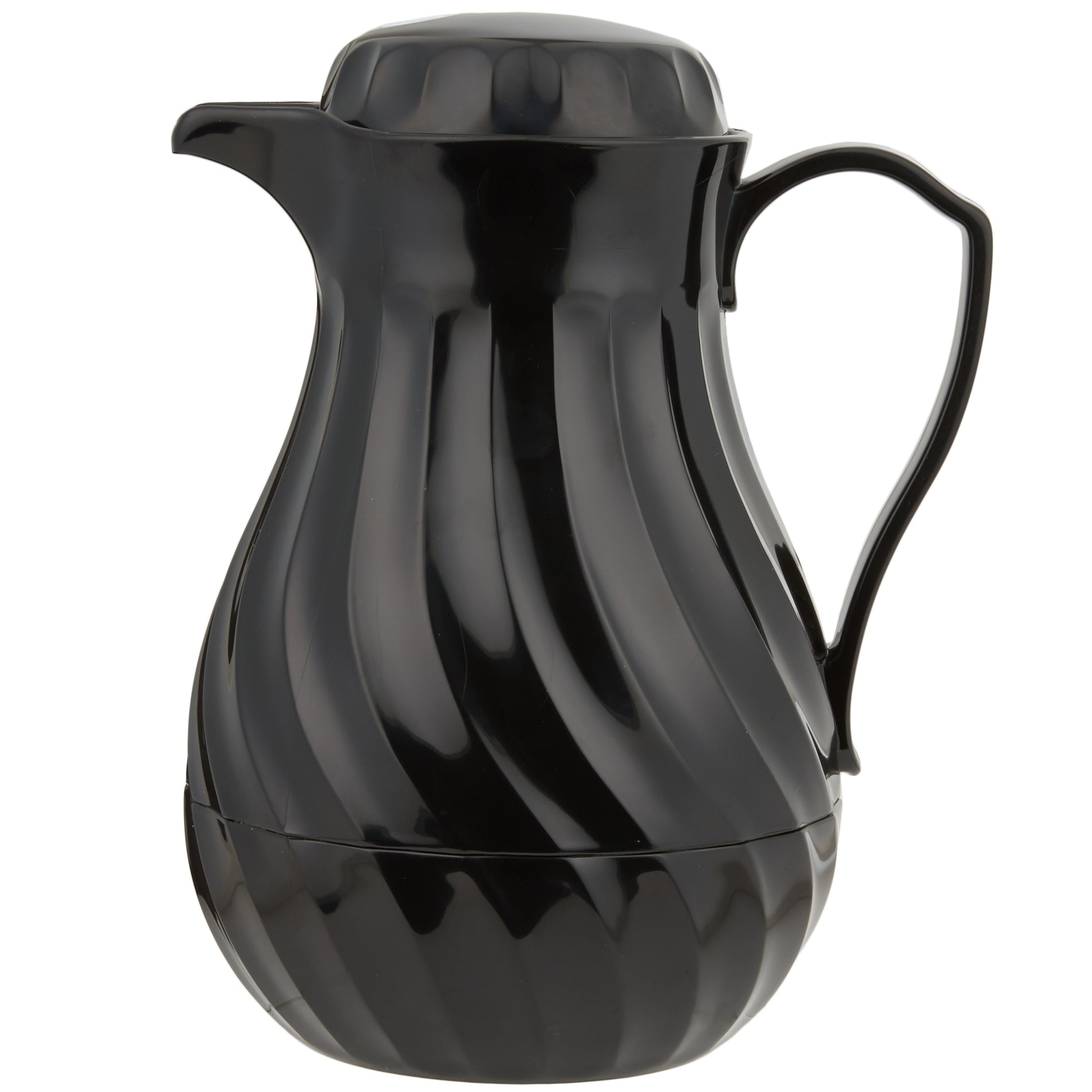 Vollrath SwirlServe Tilt & Pour Beverage Server, 64 oz, Black - 52144