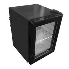 EFI Versa Display C1-21GDCT Countertop Glass Door Refrigerator Low-Profile Black
