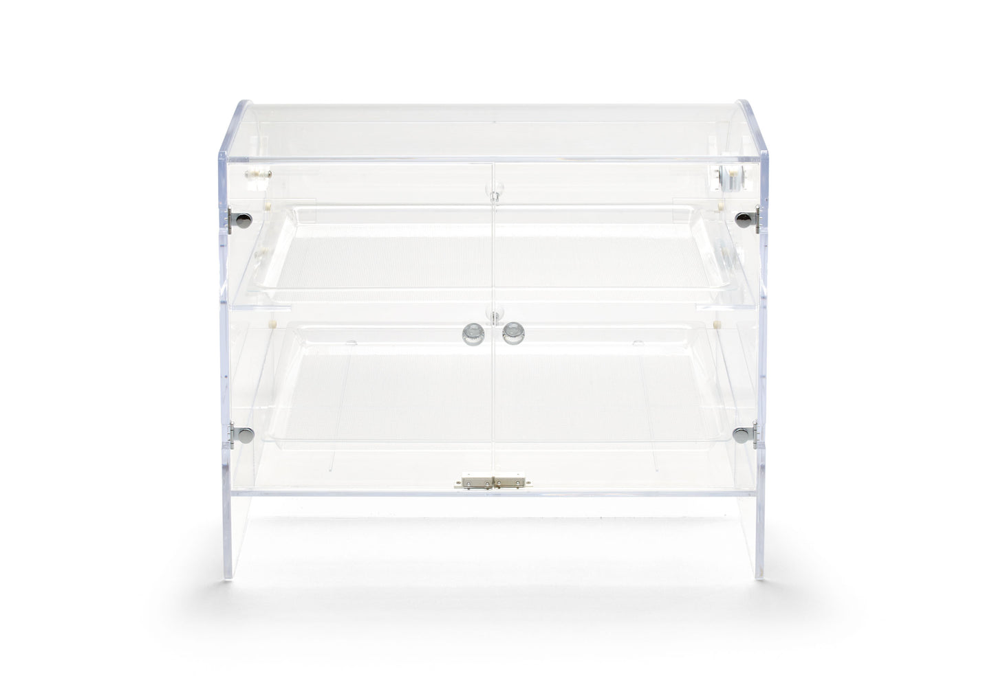 Vollrath Countertop Extra Large Bakery Case, 2 Shelves, Front and Rear Doors, Acrylic, FINAL SALE - XLBC2FR-1826-13