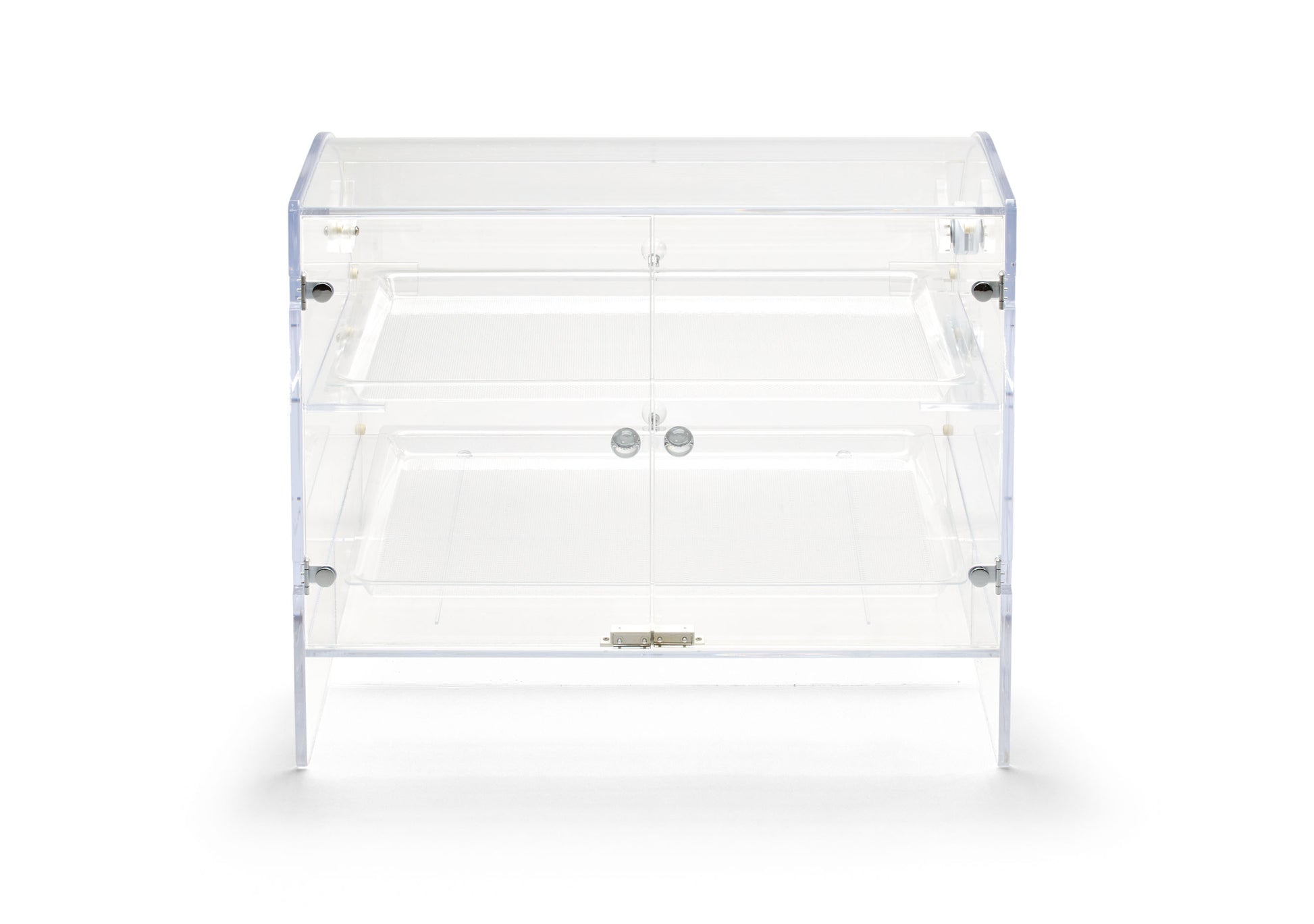 Vollrath Countertop Extra Large Bakery Case, 2 Shelves, Front and Rear Doors, Acrylic, FINAL SALE - XLBC2FR-1826-13