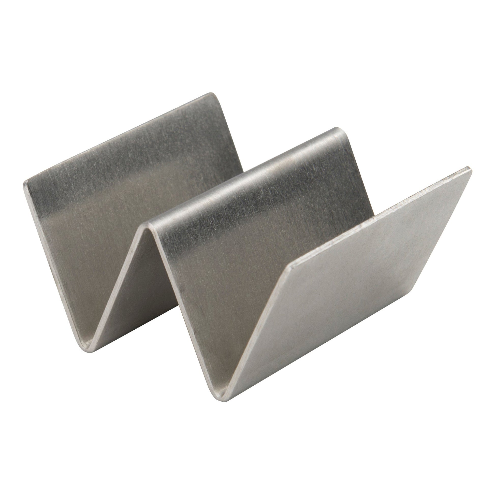 Winco Mini Taco Holder, Brushed Stainless Steel, 2.38" - TCHS-12MIN